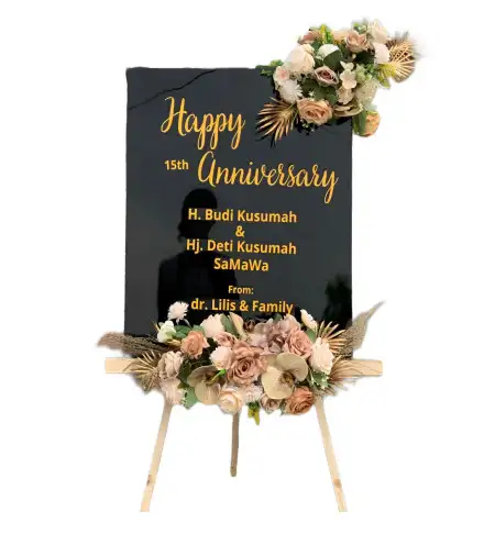 Papan Bunga Akrilik Wirobiting